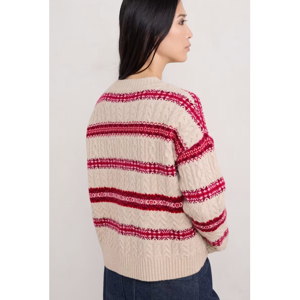 Seasalt Shepherd Fair Isle Cable Knit Jumper